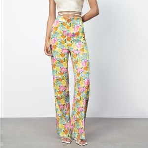 Floral trousers